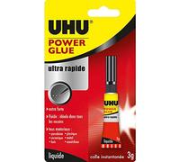 Colle rapide uhu power glue liquide control débit tube 3g