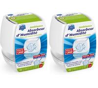 UHU Air Max ambiance - Absorbeur d'humidité très rapide et efficace, blanc, un absorbeur de 100g et 1 recharge tab très puissante incluse (Lot de 2)