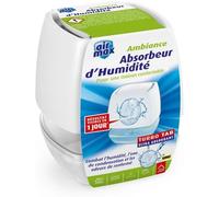 UHU Air Max Ambiance - Absorbeur Humidité Maison, Caravane, Bateau, Camping | Déshumidificateur à Action Rapide Et Efficace - Contre Moisissures Et Odeurs - Blanc - Absorbeur 100 g Et Recharge Incluse