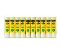 UHU Bâtons de colle sans solvants 8,2 g avec capuchon – Lot de 10