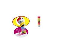 UHU Lot de 5 Bâtons de colle stic MAGIC Sans solvants 21 g