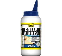 Colle bois resistante à l'eau, pour l'intérieur et l'extérieur D3 UHU - Flacon de 250 g