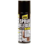 UHU Colle spray 3 en 1 - universelle et transparente - 200 ml