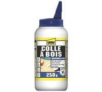 Colle bois resistante à l'eau, pour l'intérieur et l'extérieur D3 UHU - Flacon de 250 g