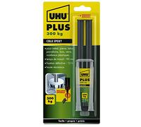 UHU Colle Époxy Plus 2 composants – Super forte, rapide – Seringue 15 g transparente