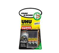 UHU colle instantan?e SUPER Strong & SAFE MINIS, 3 tubes de