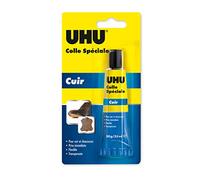 UHU Colle spéciale cuir et chaussures – Réparation, flexible et imperméable – Tube 30 g