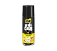 UHU colle spray 3 en 1, fl. de 200 ml, universelle et transparente, 3341500