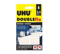 UHU - DoubleFix Intérieur blanc - 16 pastilles 26 x 31 mm