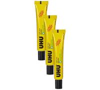 UHU FlexTube originale - Colle liquide universelle, ultra forte, multi-matériaux, transparente, tube 20g (Lot de 3)