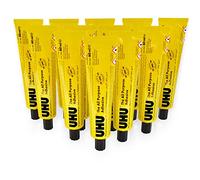 UHU Lot de 12 tubes de colle tout usage 60 ml