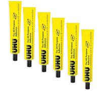 UHU Lot de 6 tubes de colle tout usage 60 ml