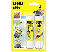 UHU Bâton de colle Stic sans solvants, blanche – Lot de 2 (2 x 21 g)