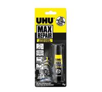 UHU Colle de réparation multi-usages Max Repair Power – extra puissante, transparente – tube 8 g