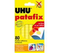 Patafix Original UHU adhésif jaune repositionnable - étui de 80