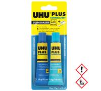 UHU Colle époxy bi-composant adhérence rapide – Tube 35 g