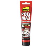 Poly Max® UHU Colle-Mastic prise immediate Séchage rapide - Tube de 165 g, blanc