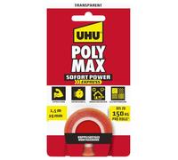 UHU PolyMax 7004622 Ruban double ruban transparent 1,5 m x 19 mm