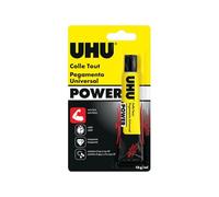 UHU Power Flex Clean - Colle Ultra Forte Universelle Liquide | Extra Puissante Et Rapide - Multi Matériaux Et Support- Tube Souple Et Incassable - Transparente - Tube 18 g