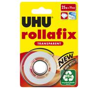 Uhu ROLLAFIX dévidoir escargot de ruban adhésif transparent 25 m x 19 mm + 1 Rouleau