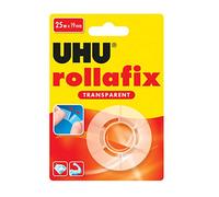 UHU Ruban adhésif Rollafix – 19 mm x 25 m – Transparent