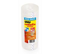 UHU Rollafix Ruban adhésif transparent l.19mm x L30m - Tour de 8 rouleaux