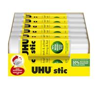 UHU Stick de colle sans solvants 21 g blanc – Lot de 12