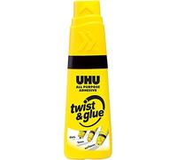 UHU Tube de colle twist and glue avec solvant, flacon de 35g