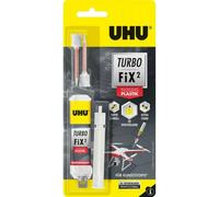 UHU UHU 2K Adhésif de réparation Turbo Fix² Plastique liquide en plastique liquide 10g double seringue transparente Quantité:6