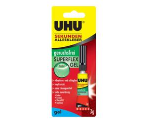 UHU UHU Supergel Flex Colle instantanée sans odeur 3g Quantité:10