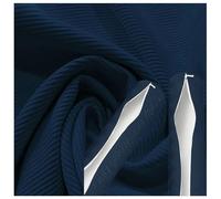 UICMNSI Lot de 2 Housse de Traversin Cylindrique en Velours - Coussin for Traversin Taie d'oreiller avec Fermeture Éclair, Respirante Housse Lavable for Oreiller de Corps Long(Navy Blue,2pcs:20x90cm)