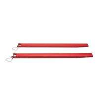 VEVOR Rallonges de Fourches à Palette 1840x115 mm Extensions de Fourche pour Chariot Élévateur 1 Paire en Acier au Carbone avec Broches pour Déplacer et Transporter Charges Volumineux Lourds, Rouge