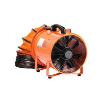 VEVOR Ventilateur d'extraction 300 W – 304,8 mm – Débit 4373 m³/h – 2 engrenages – Tuyau 10 m