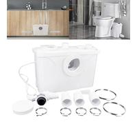 UISEBRT 700W Pompe à matières fécales, Pompes de Relevage，4 IN 1 pompa di scarico con filtro a carbone e lame in acciaio inox, pompe per acqua sporca, per WC, doccia, cucinae lavastoviglie 180L/min