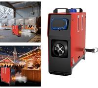 UISEBRT 8 kW 12 V Chauffage diesel à ventilateur, chauffage diesel, appareil de chauffage avec écran LCD – Appareil de chauffage pour atelier, entrepôt, étable, serre, camping, rouge