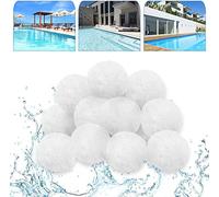 UISEBRT Balles filtrantes pour piscine - 1400 g - Pour système de filtration à sable - Remplace 25 kg de sable filtrant, convient pour la piscine, pompe de filtration (1400 g)
