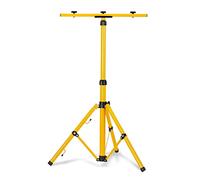 UISEBRT Trépied télescopique pour projecteur de chantier LED - Réglable en hauteur de 63,5 à 153,5 cm - Jaune AS004D