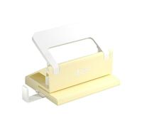 Uitndvyte Perforatrice à double trou avec guide d'alignement réglable - Outil de perforation portable - Capacité de 5 feuilles pour papier photo - Double perforateur