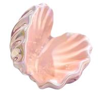 Uitndvyte Plateau de rangement décoratif portable en céramique sur le thème marin pour boucles d'oreilles, bracelets, salle de bain, comptoir, coquillage, bijoux, plateau à bijoux