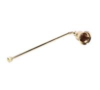 UJEDFHV Éteignoir à Bougie Outil d'extinction en Forme de Cloche | Bougie Mèche Tondeuse Souffleur Éteindre Extincteur Flamme Extincteur(Short Handle Golden)