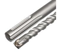 UK Drills SDS Max Foret à double cannelure en carbure de tungstène pour marteau perforateur 25 mm x 550 mm