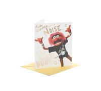 UK Greetings Carte d'anniversaire Disney The Muppets pour lui/ami - Motif animal amusant