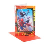 UK Greetings | Carte d'anniversaire Marvel Spider-Man pour lui/garçon | Cadeau d'anniversaire | Lui, garçon, homme | Design souvenir 3D | Avec enveloppe | 143 x 216 mm