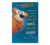 UK Greetings Carte d'anniversaire pour mari - Motif amusant