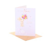 UK Greetings Carte de fête des mères pour grand-mère - Motif ourson mignon