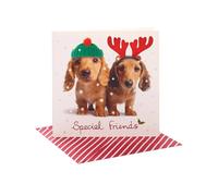 UK Greetings Carte de Noël pour amis - Motif chiot mignon