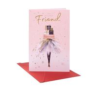 UK Greetings Carte de Noël pour elle/amie - Motif jolie robe