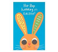 UK Greetings Carte de Pâques pour enfants avec enveloppe - Motif lapin lumineux
