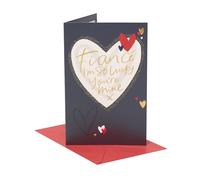 UK Greetings Carte Saint Valentin Fiancé Grand Coeur