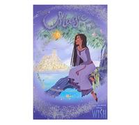 UK Greetings Disney Carte d'anniversaire pour elle/fille Motif Asha